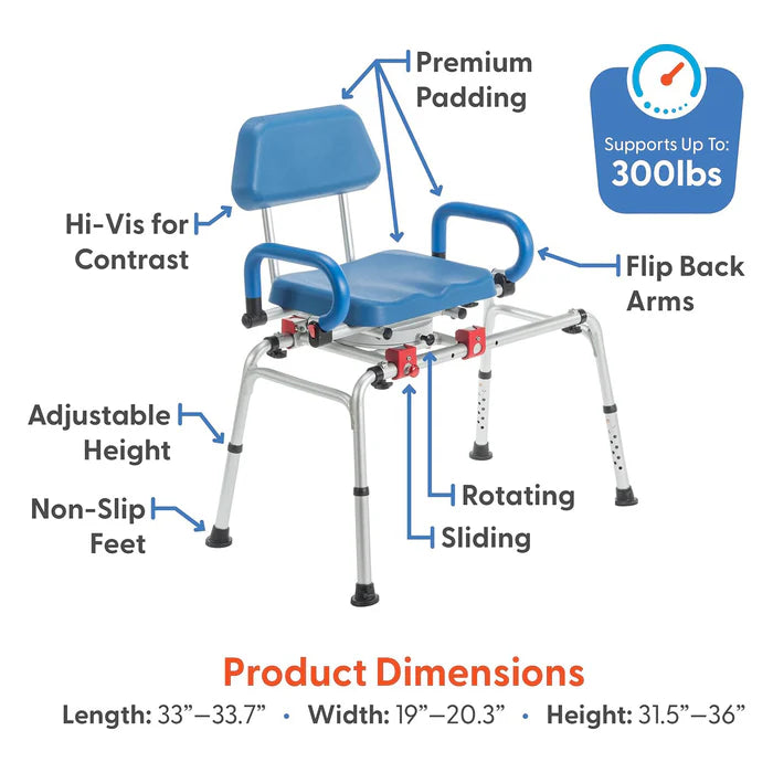 SoftSecure Rotating Transfer Bench