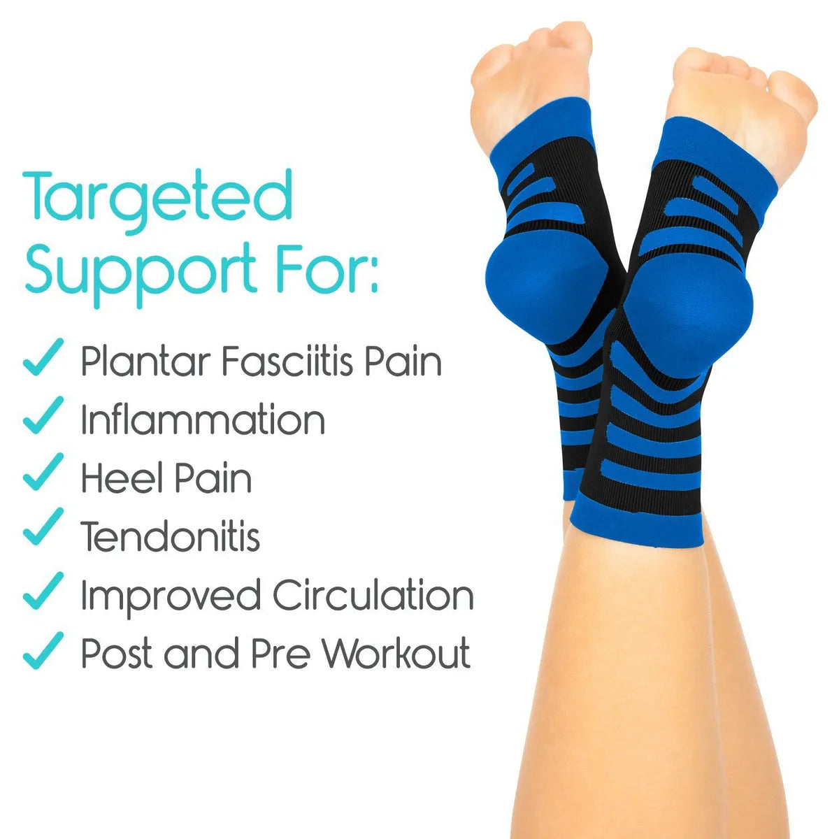 Ankle Compression Socks (2 Pair)