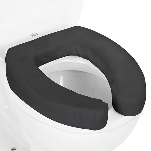 Toilet Seat Cushion Black 2-in. Soft